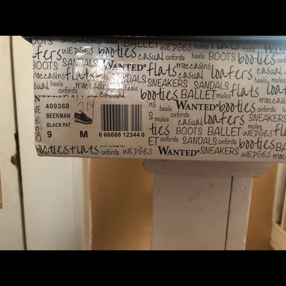 Black and Tan Platform Shoes - Picture 5 of 5